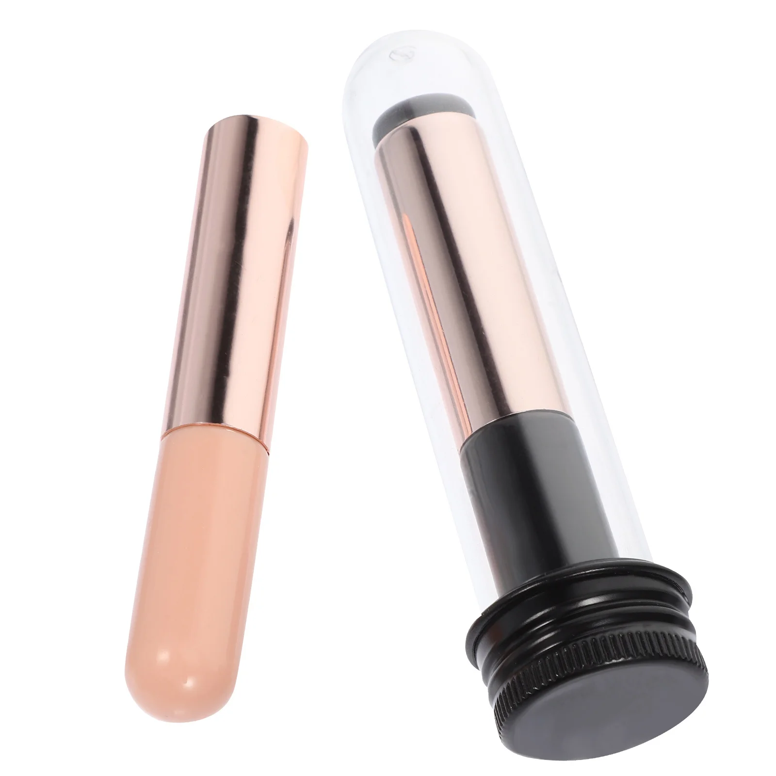 2 uds herramienta de Gel degradado cepillo de uñas de silicona aplicador de polvo aplicador de cepillo pequeño suministros de decoración de uñas aplicador de polvo,