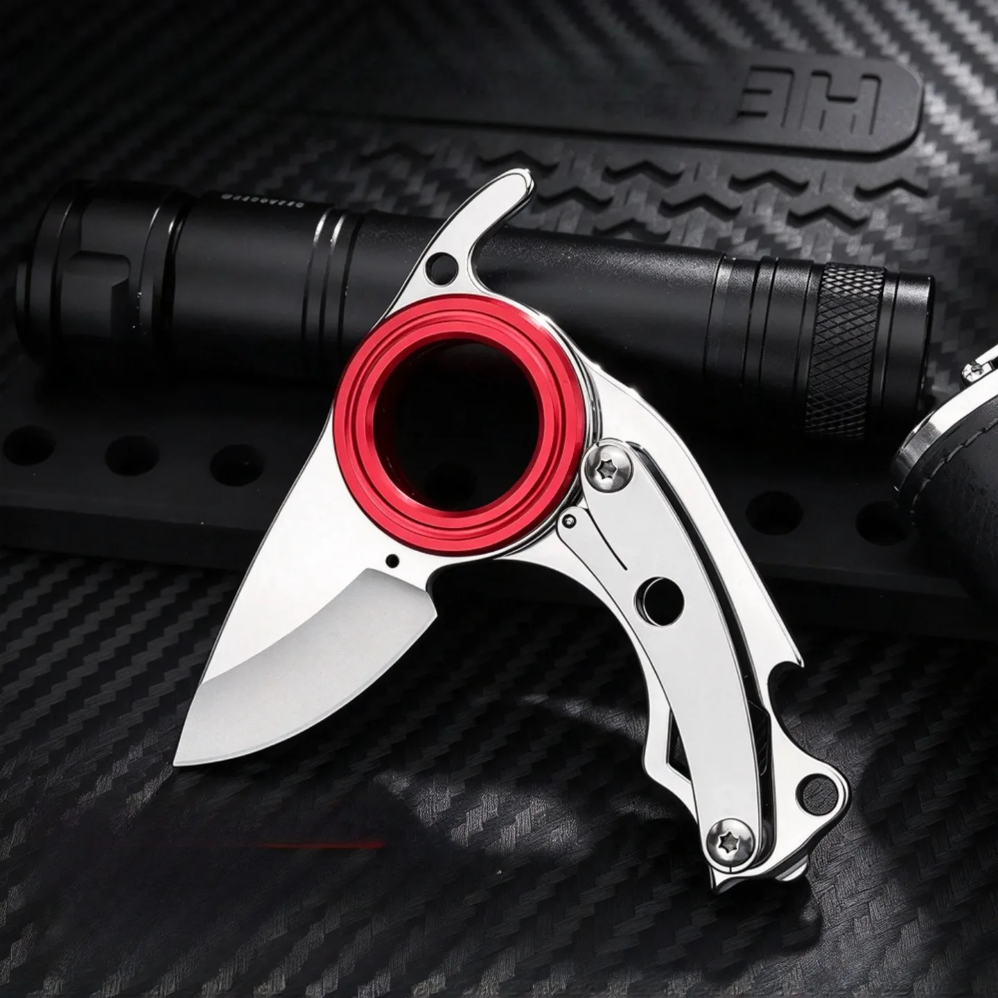 Mini Knife Stainless Steel Portable Multi-purpose EDC Keychain Box Cutter for Package Opening Home Use Tool
