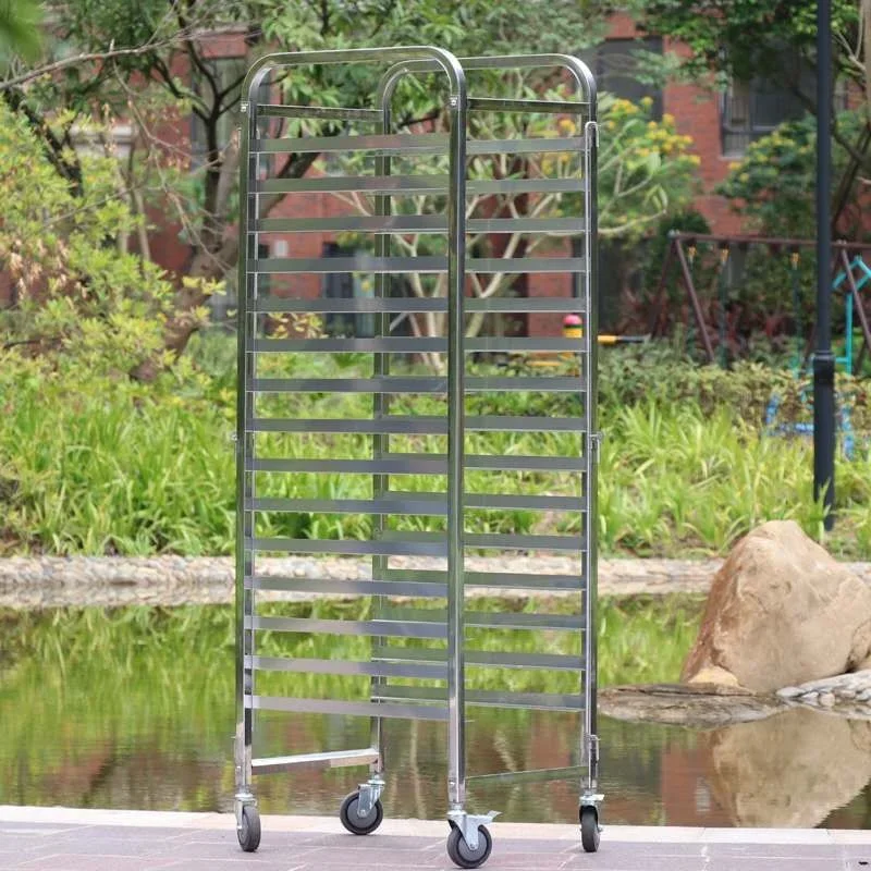 Cheap Cost with Best Quality Customized Size Food Industry Use Stainless Steel Holding Multiple Pan Rack and Trolley