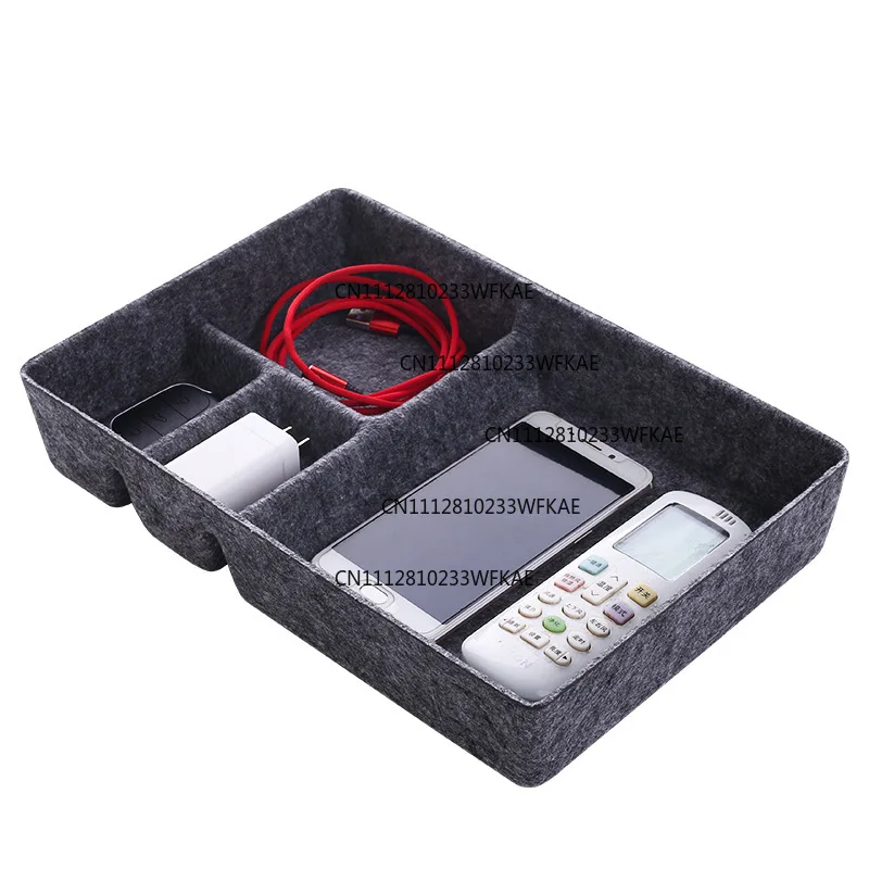 New Felt Storage Box Integrated Office Desktop Drawer