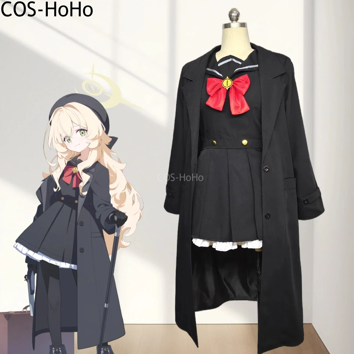 

COS-HoHo Blue Archive Niya Niya Professor Game Suit Lovely Uniform Cosplay Costume Halloween Carnival Party Role Play Outfit