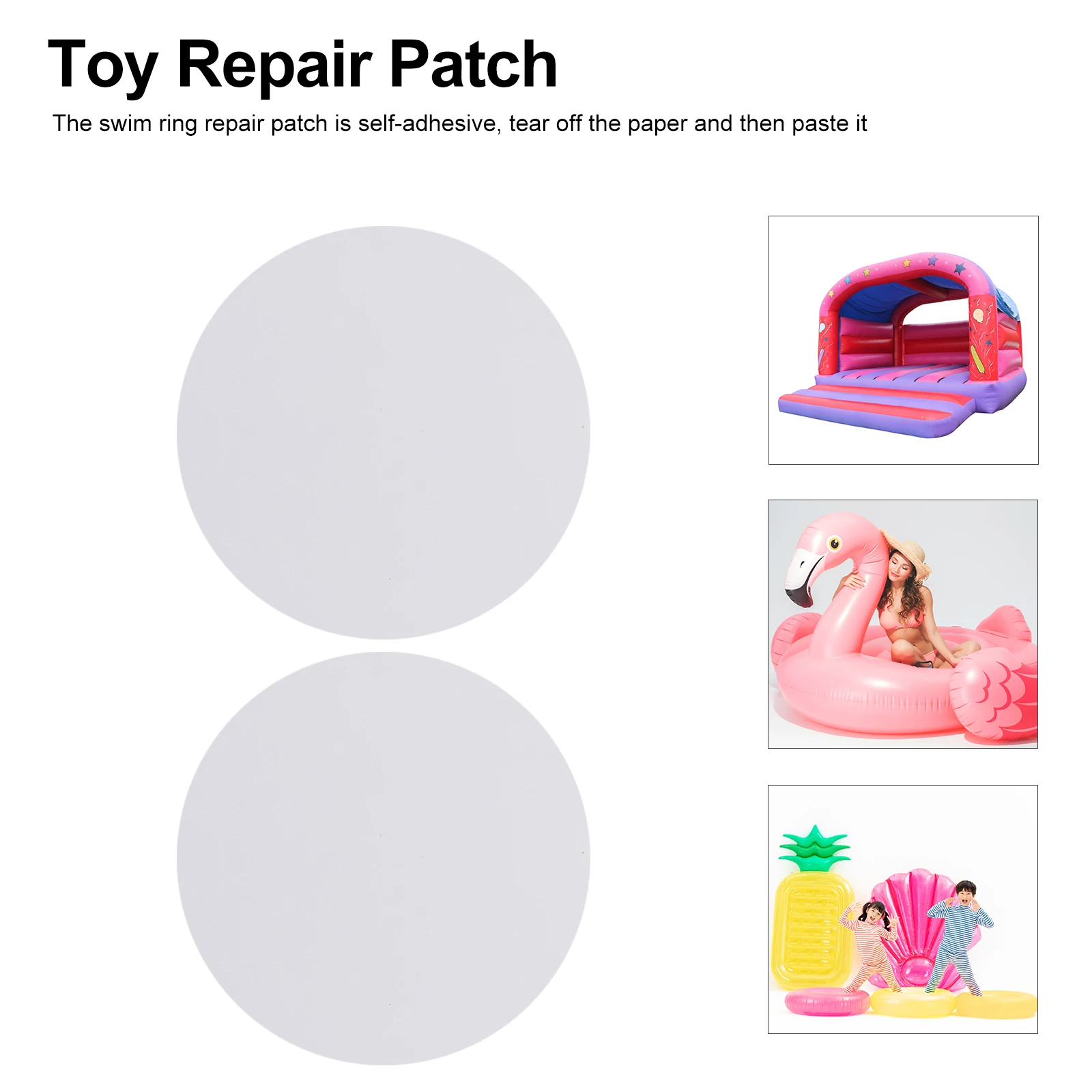 

30 Pcs Inflatable Boat Repair Patch PVC Adhesive Sticker Cold Resistant Multi Functional Easy Use Waterproof Tape