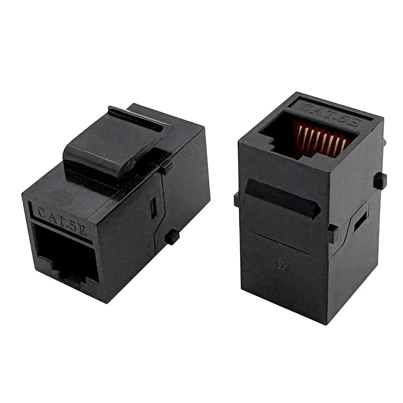 

RJ45 Category 5 network cable Connection module Straight-through connector Connection module Dual-head network cable extension c