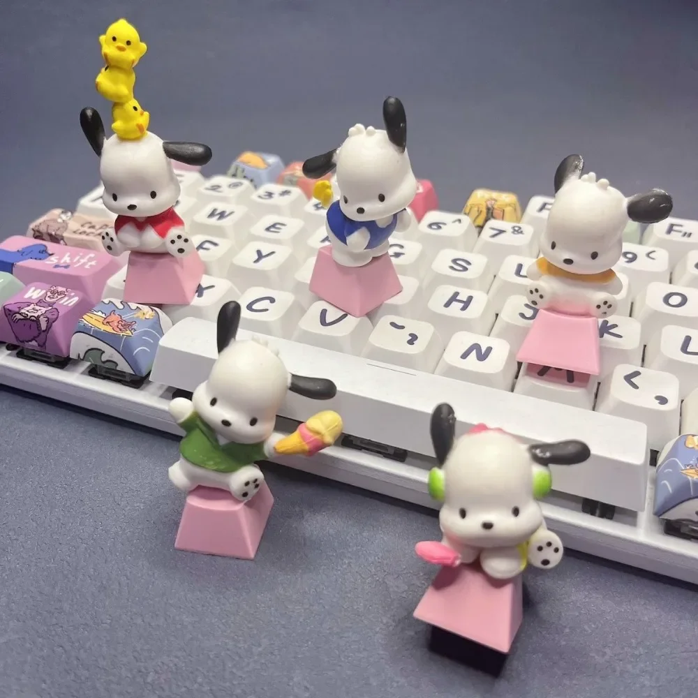 

Cute anime peripheral cartoon Pachacco single keycap suitable for mechanical keyboard personalized keycap keyboard decoration