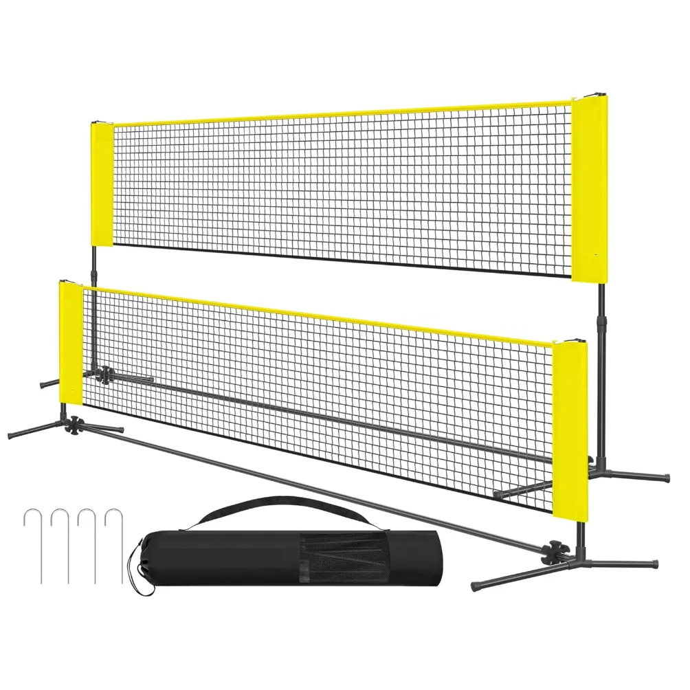 Outdoor Backyard Beach Park Multi-function Training & Entertainment Net Portable Children's Practice Equipment Set Carry Bagprom
