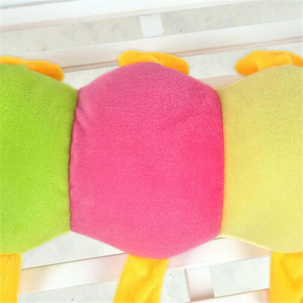 1 PC 50 CM Cute Caterpillar Big Insect Plush Toys Worm Stuffed Doll Soft Worm Pillow Educational Birthday Gift Sofa Cushion Gift