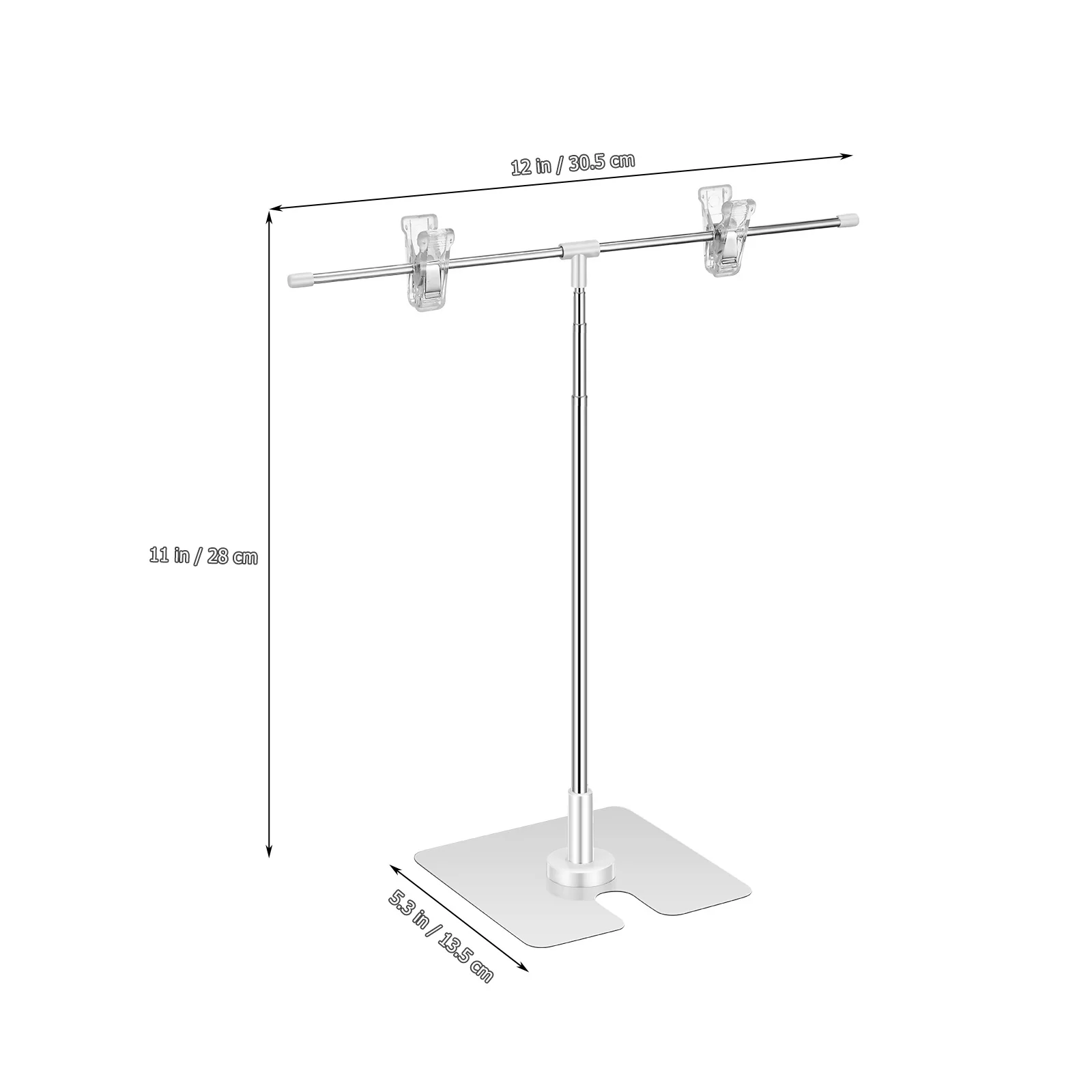 Art Display Stand Set 2 pcs for Vertical Horizontal Sign Holder Trade Show Exhibition Advertising Display Pedestal Rack
