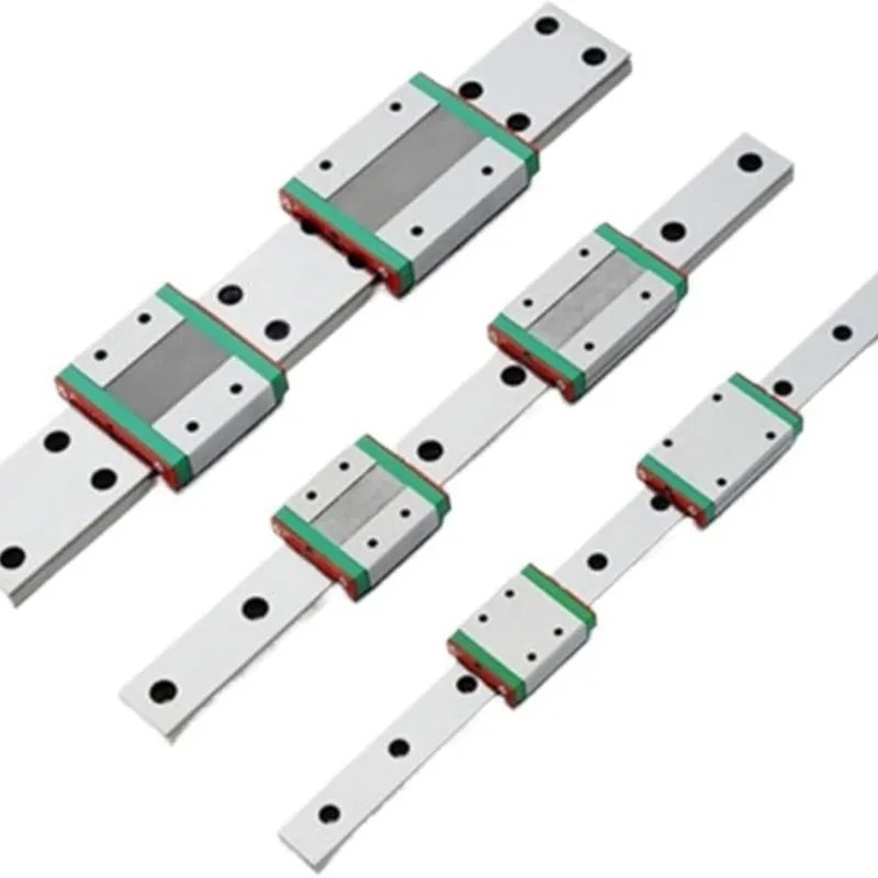 MGW7 MGW12 MGW9 MGW15 100-1000mm Miniature Linear Guide Rail 1PC MGW Linear Guide + 1PC MGW Carriage Block MGW9H MGW12H MGW15H