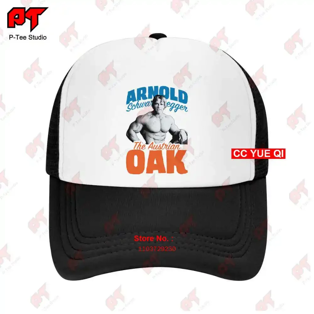 Arnold The Austrian Oak Schwarzenegger Bodybuilding Gym Baseball Caps Truck Cap RQLL