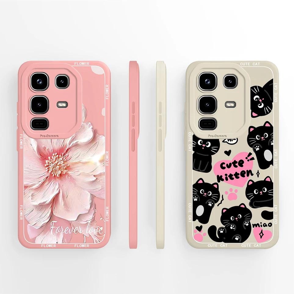 حافظات لهاتف انفينيكس نوت 50 50x 50Pro 50Pro + Funda فراشة غطاء خلفي من السيليكون الناعم المقاوم للصدمات لهاتف نوت 50x كوكه 50 برو كاركاس #5