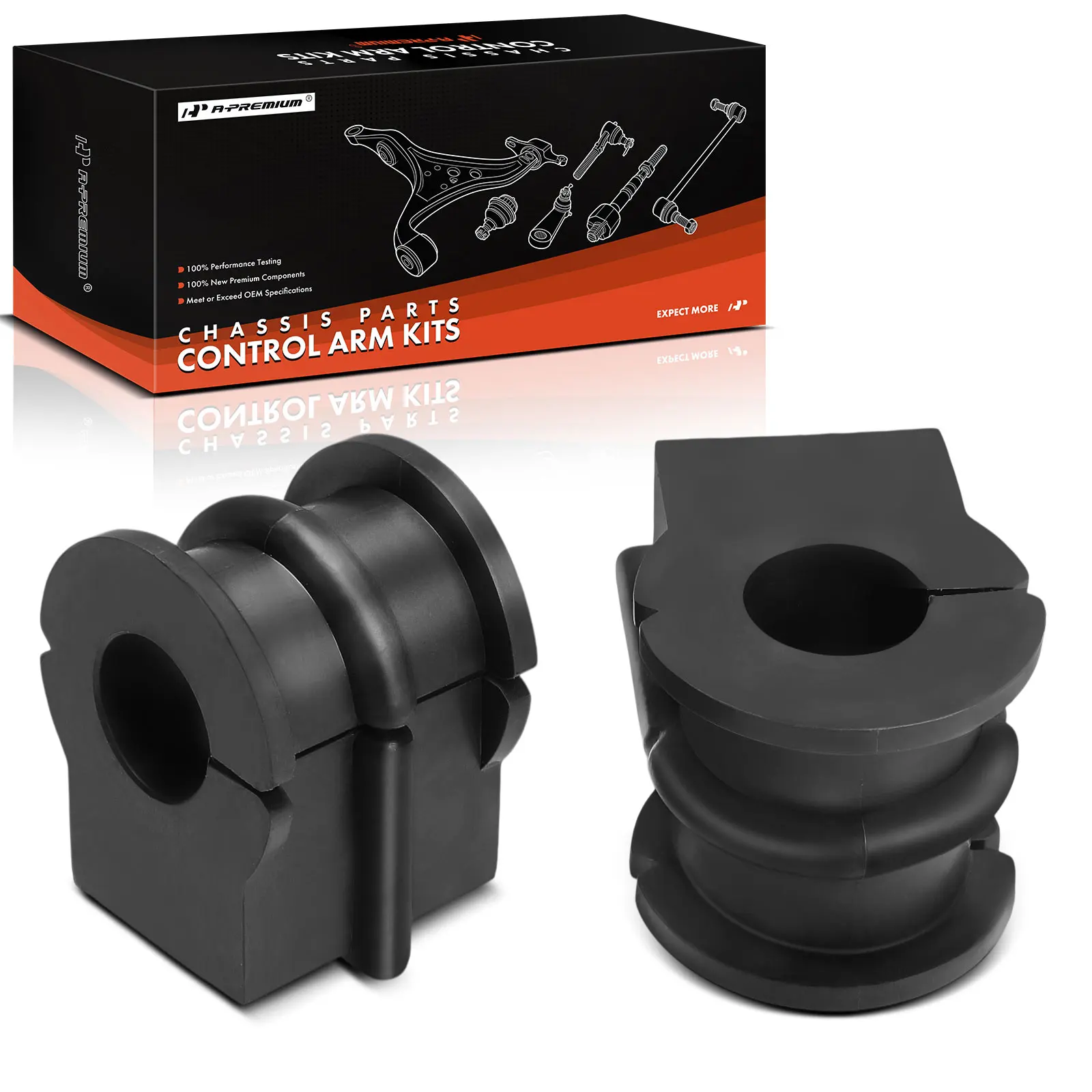 A-Premium 2x Front To Frame Sway Bar Bushing Kit for Nissan Altima 2007-2013