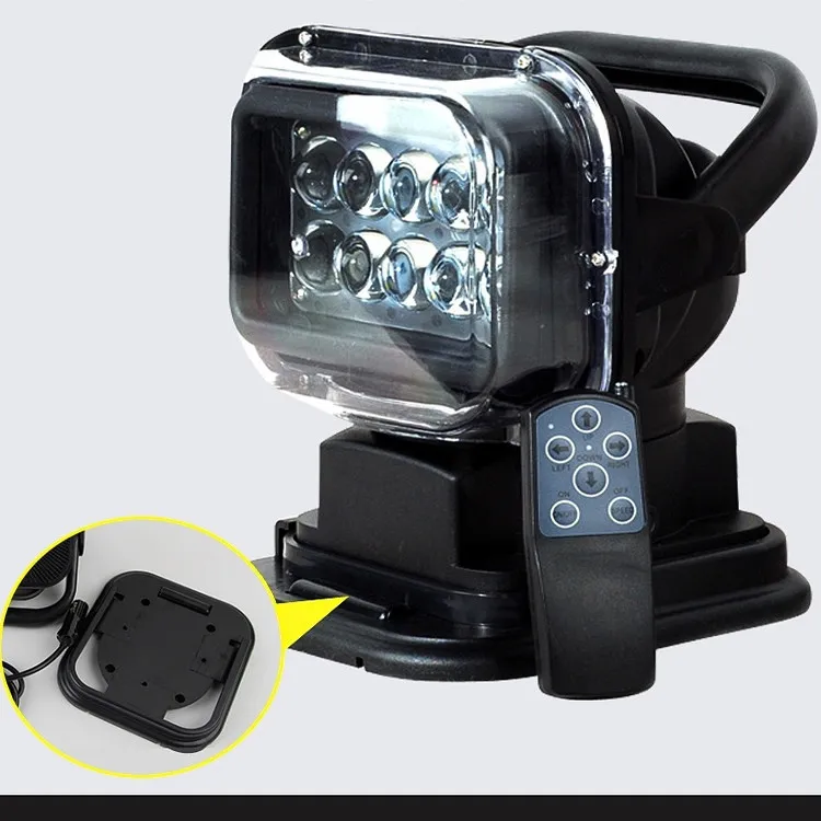 Car HID vehicle strong magnetic wireless remote control light roof light off-road remote control rotating spotlight