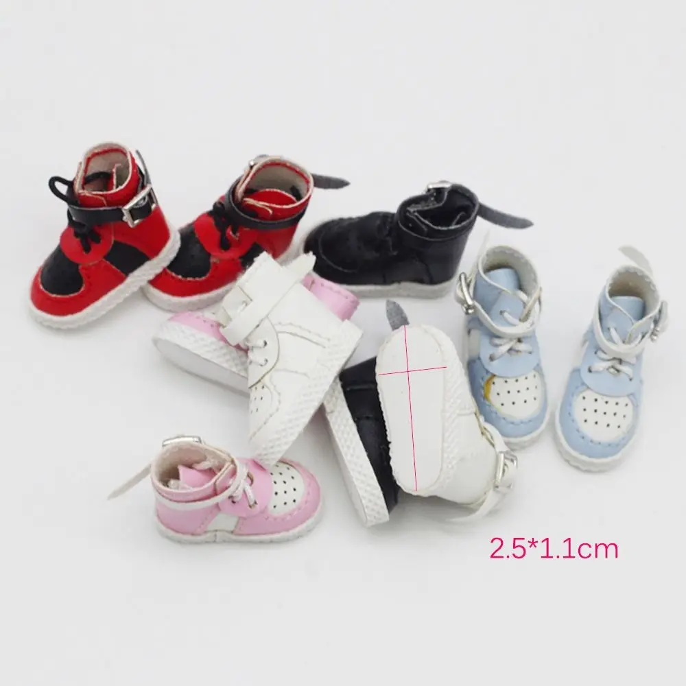 Scarpe da bambola Obitsu 11 alte Scarpe da ginnastica di moda High Street 1/12 Scarpe da bambola Bjd Fondo spesso multicolore 1/12 Scarpe casual Bjd