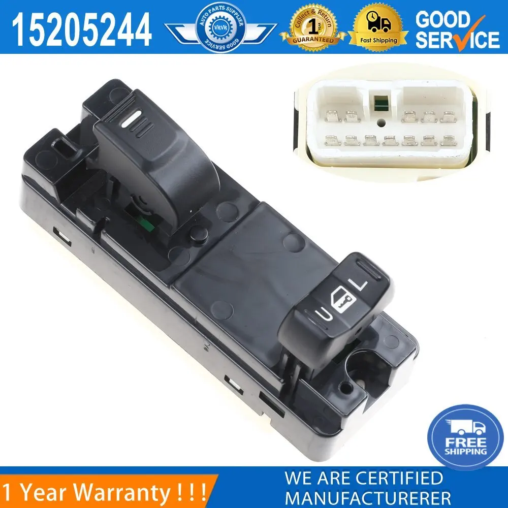 

Переключатель стеклоподъемника 15205244, сторона пассажира, для 04-12 годов, Chevrolet Colorado, GMC, Canyon -