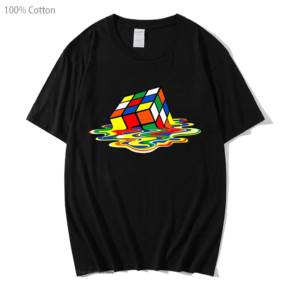 

Футболки с принтом Magic Square, летняя одежда из 100% хлопка, женская и мужская рубашка, мягкие футболки с круглым вырезом, крутая уличная одежда в стиле хип-хоп, топы Y2k