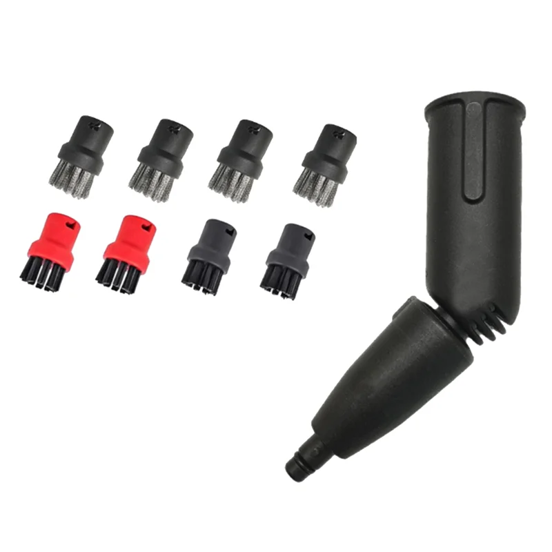 B98A-For Karcher SC1 SC2 SC3 SC4 SC5 SC7 Replacement Steam Turbine Nozzle And 8X  Brush Set- Model 28631590 Accessory