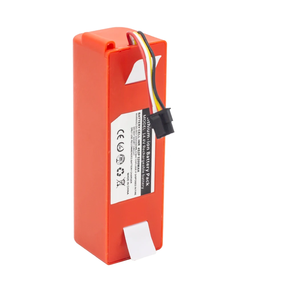 كنس بطارية BRR-2P4S-5200D ل شاومي Roborock S50 S51 S55 T60 كنس تنظيف روبوت مكنسة كهربائية 5200mAh/7000mAh ليثيوم أيون
