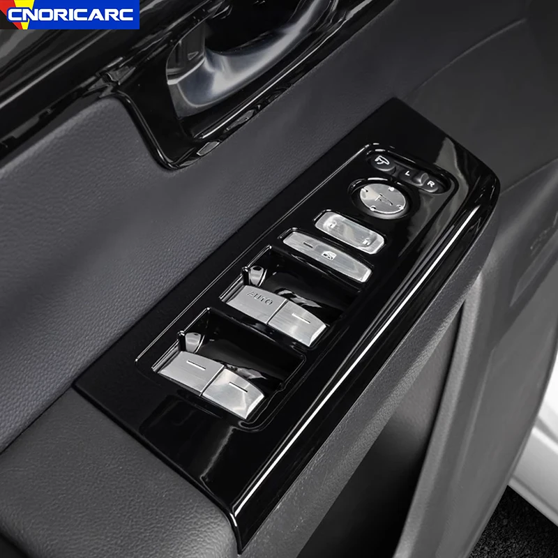 

Кнопки подъема оконного стекла, украшение рамки для Honda CRV 2023, Стайлинг автомобиля, крышка подлокотника двери, отделка, аксессуары для интерьера