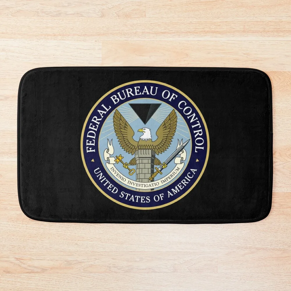 Control? - Federal Bureau of Control (Logo) [Colored] Bath Mat Room Carpet Bath Rugs For Bathroom Mat