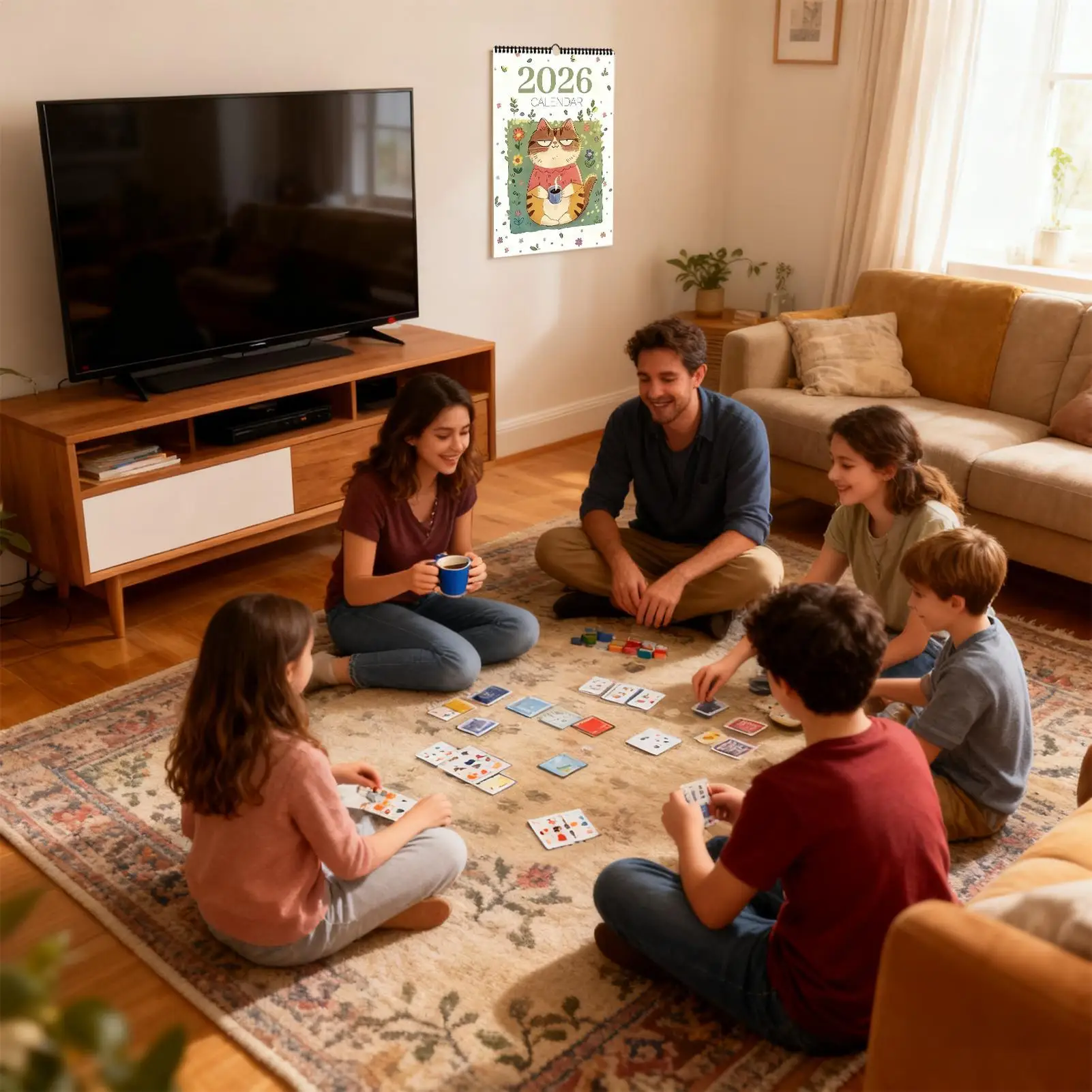 

Cat Calendar 2026 Hand Paint School Planner 12 Monthly Calendar For Decoration Home Room Study School Scheduling Organization