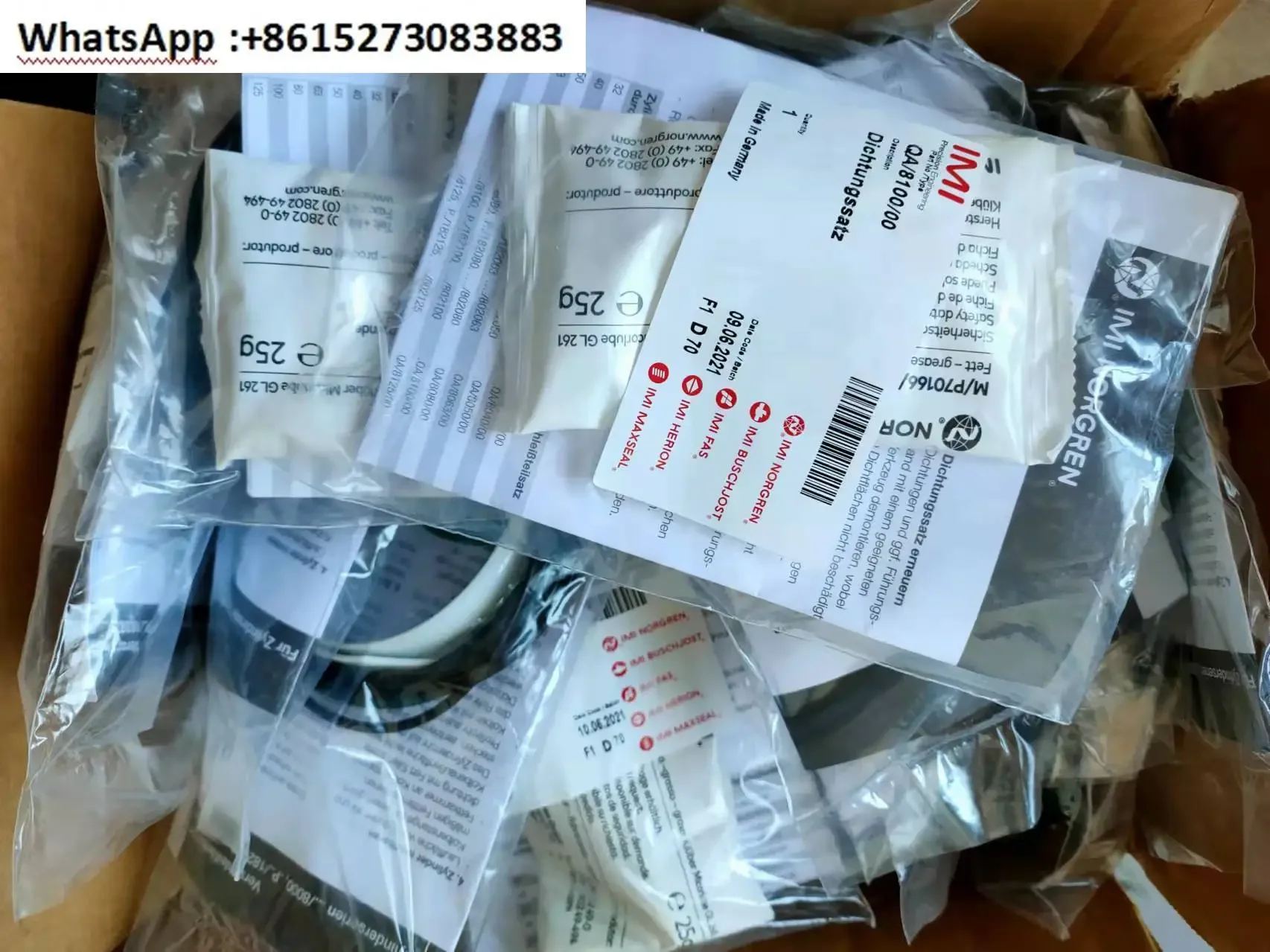 QA/8100/00 Noguan Cylinder Repair Kit QA/8050/00 QA/8063/00 QA/8080/00