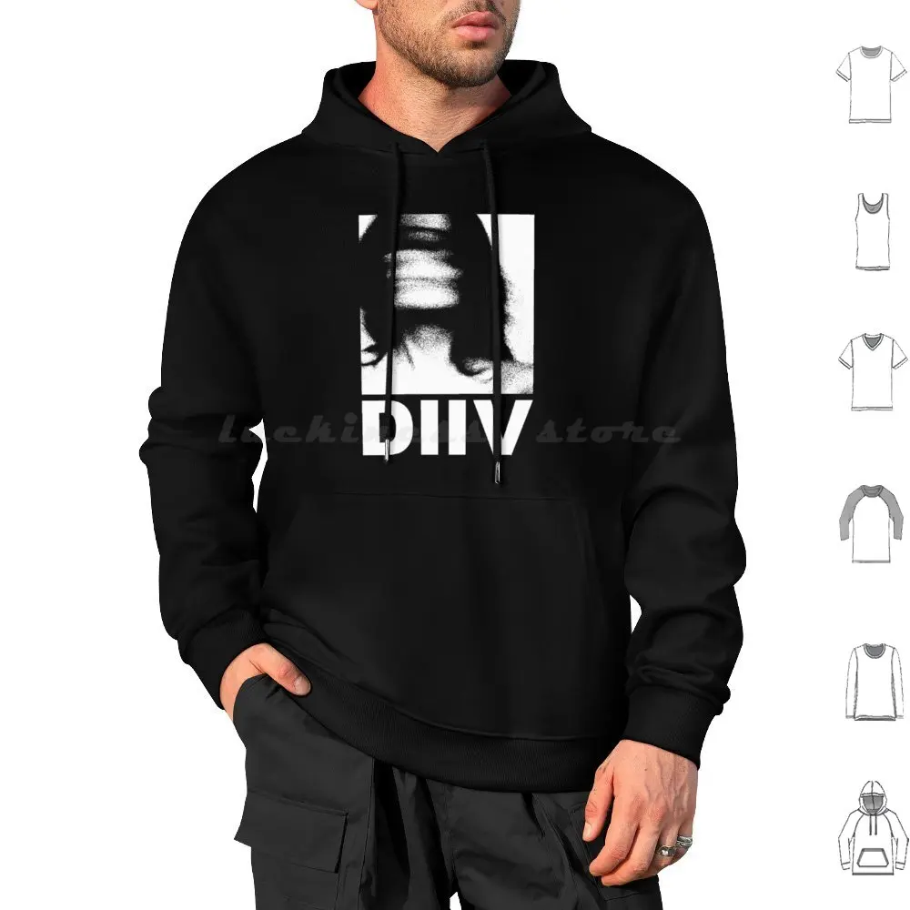 Diiv / / Fanart Hoodie cotton Long Sleeve Jesus And Mary Chain The Jesus And Mary Chain Shoegaze Dream Pop Shoegazing