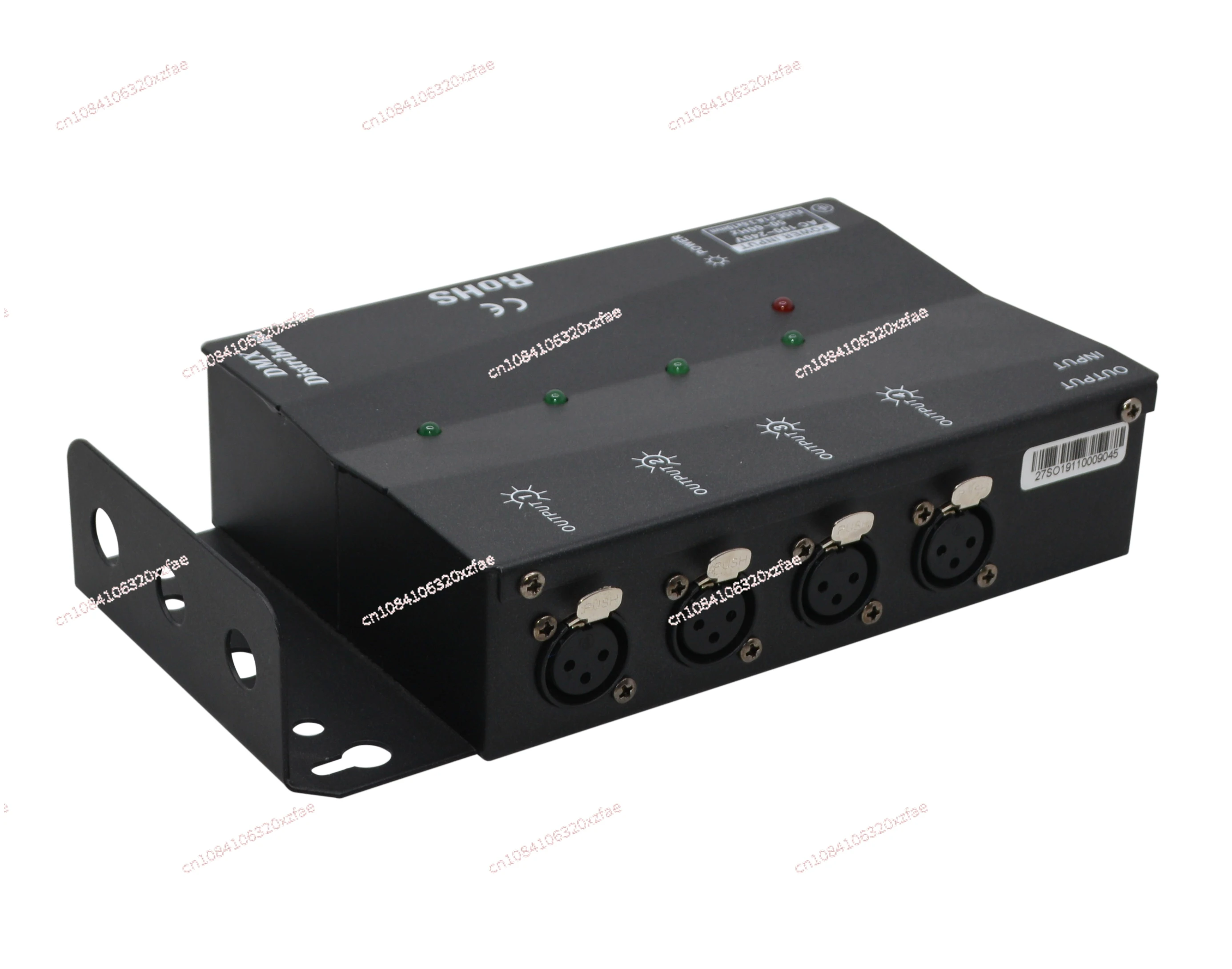 DMX512 lighting amplifier performance equipment one in four eight out photoelectric isolation signal distributor