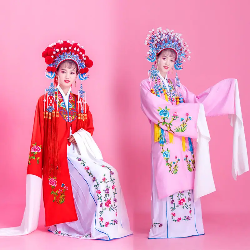 Beijing Opera Costume Chinese Traditional Clothes Woman Hanfu Dress National Clothing Female Cosplay Performance Stage Photo