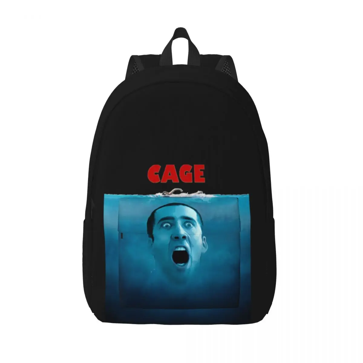 

Funny Print Backpack Nicolas Cage Meme Travel Xmas Gift Backpacks Boy Girl Colorful Big School Bags Cool Rucksack