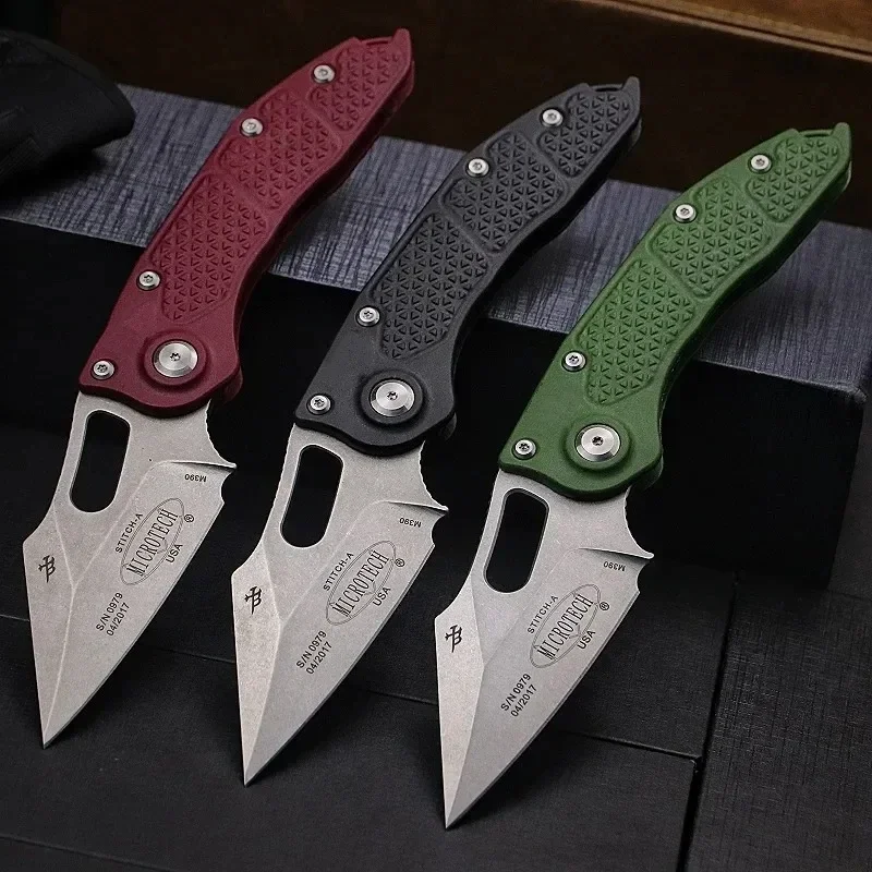 USA-M390 High-end sharp tactical folding knife Outdoor camping hiking pocket folding knife Home multipurpose tool knife