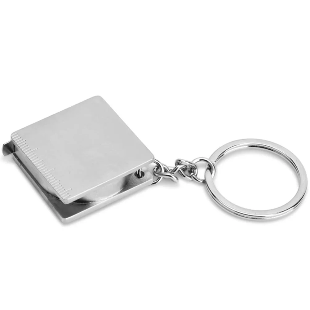 1 متر شريط قياس المفاتيح قابل للسحب شريط قياس المفاتيح المحمولة كيرينغ سحب حاكم قياس الشريط قياس أداة #2