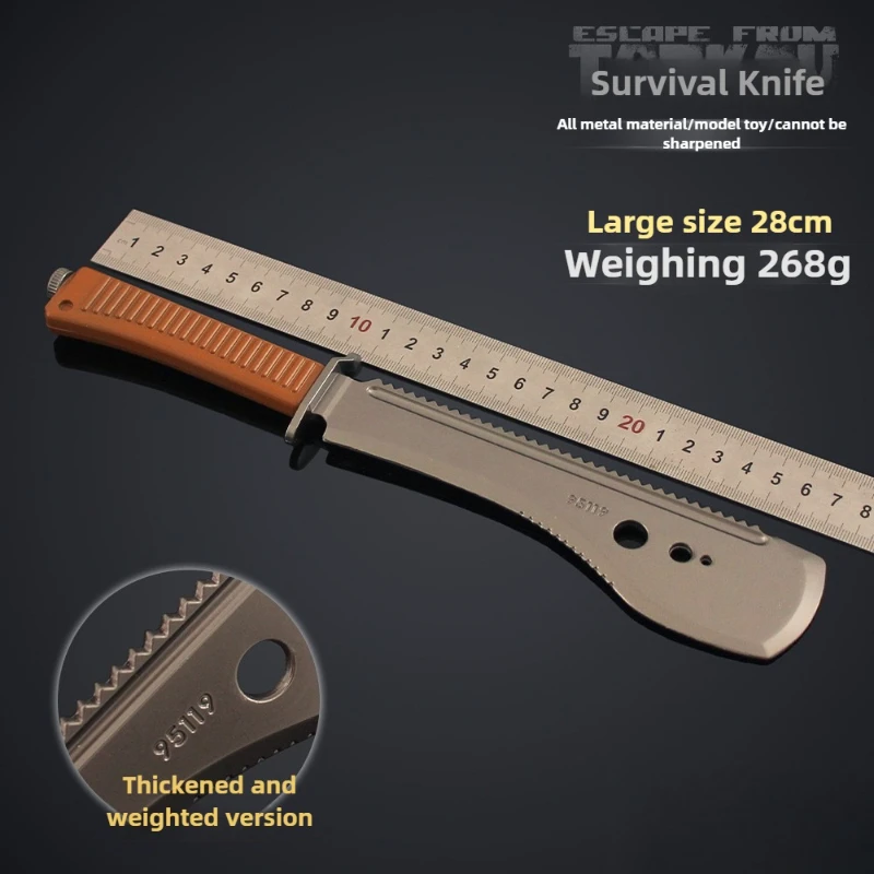 Escape from Tarkov อุปกรณ์ต่อพ่วง Survival มีดเกมระยะประชิดของเล่นมีดการฝึกอบรม Props โลหะรุ่น Tabletop เครื่องประดับ Gamer ของขวัญ