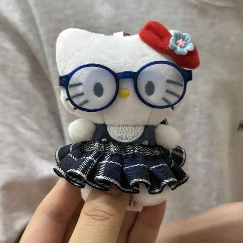 Kawaii Hello Kitty Sanrio Pluche Sleutelhanger Cartoon Anime Gevulde Pop Speelgoed Leuke Rugzak Hanger Decoratie Accessoires Paar Cadeau