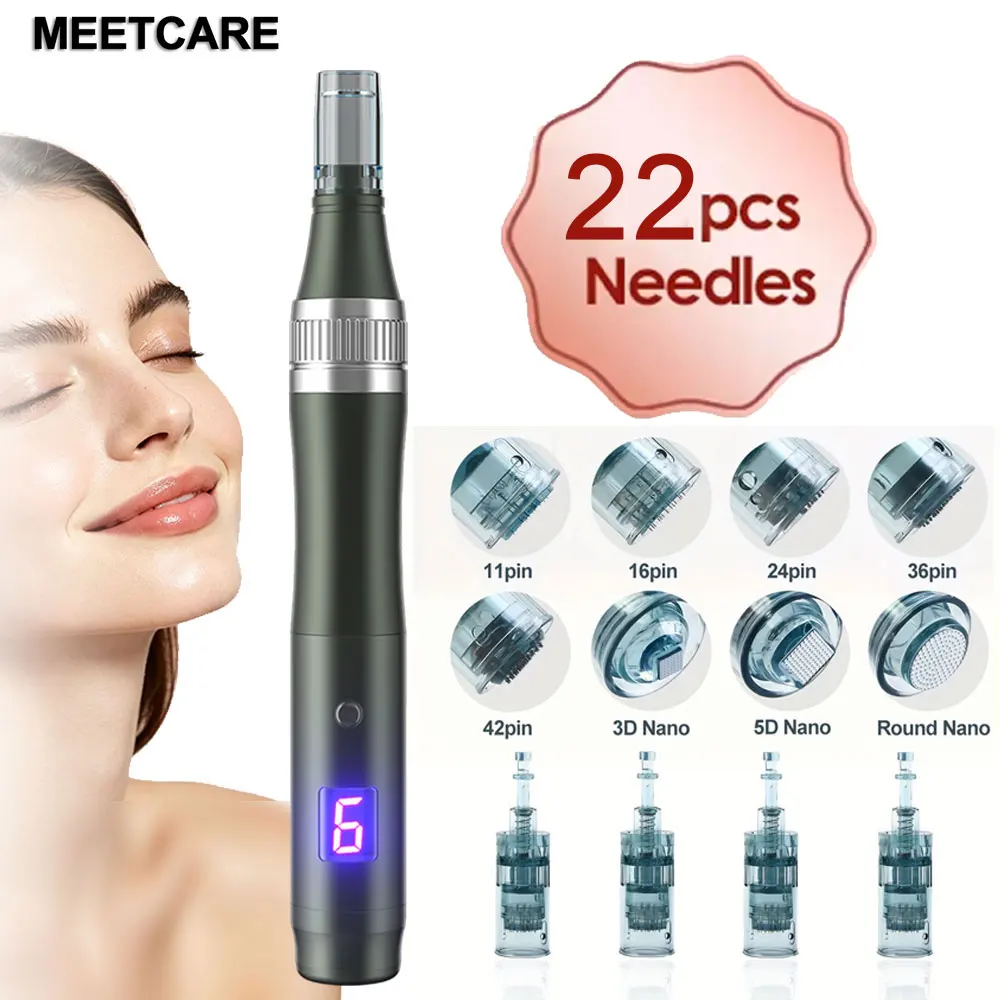 microneedle-derma-pen-20pcs-micro-needles-cartridge-wireless-derma-microneedle-pen-3d-5d-11pin-16pin-24pin-36pin-42pin-round