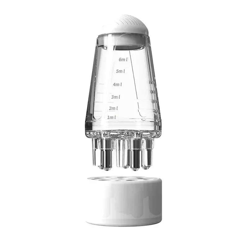 Scalp Applicator Hair Regrowth & Styling Solution Guide Comb Hexagon Head Oil Roller Ball Massage Comb Massage Relaxation Tools image 6