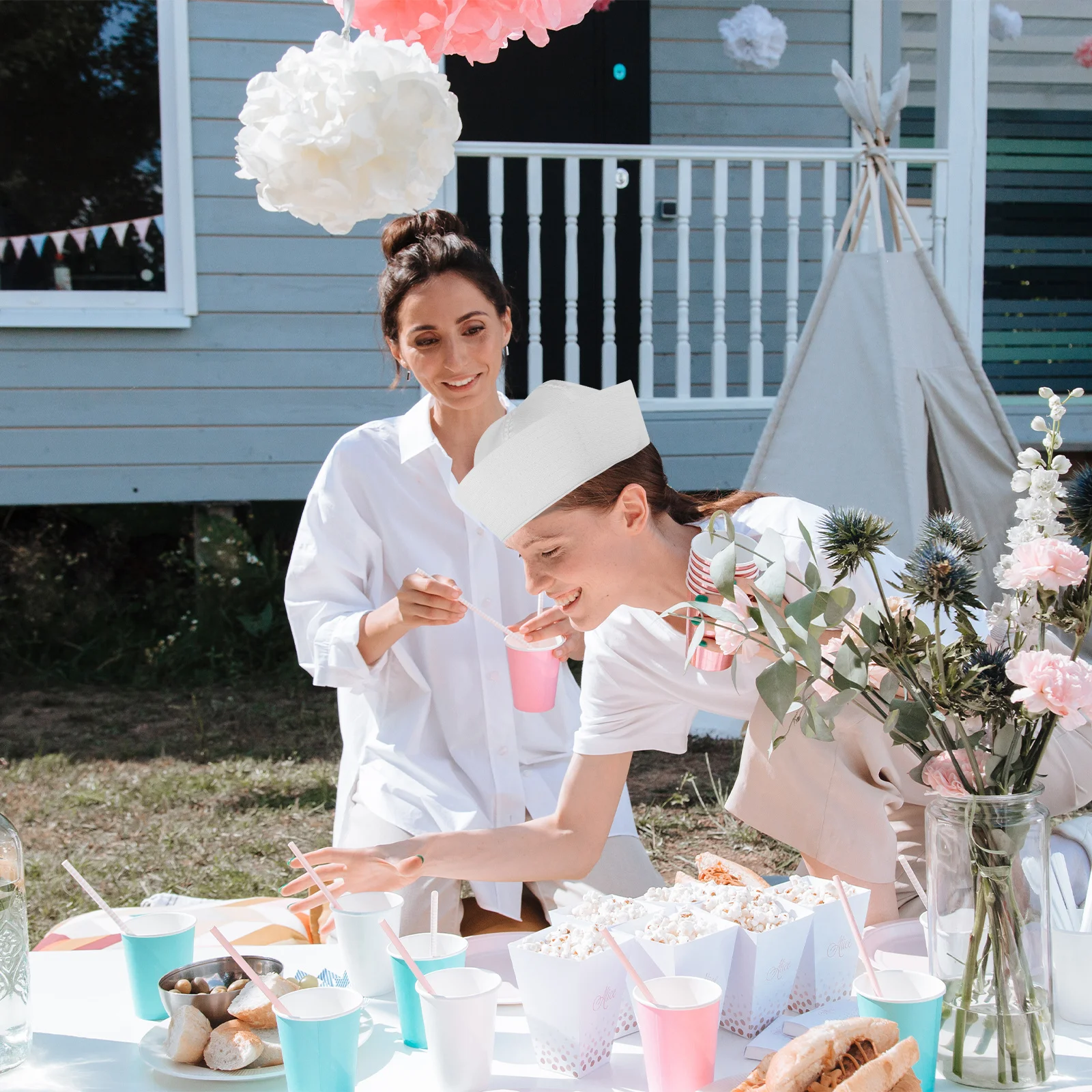 

Sailor Hat Beautiful Portable Design Stage Performance Costume Party Decor Accessory Captain Hat Women Sailor Hats