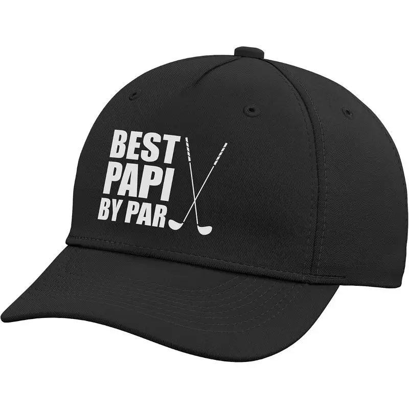 Best Papi By Par Spanish Father Golfer Pun Adjustable Baseball Hat