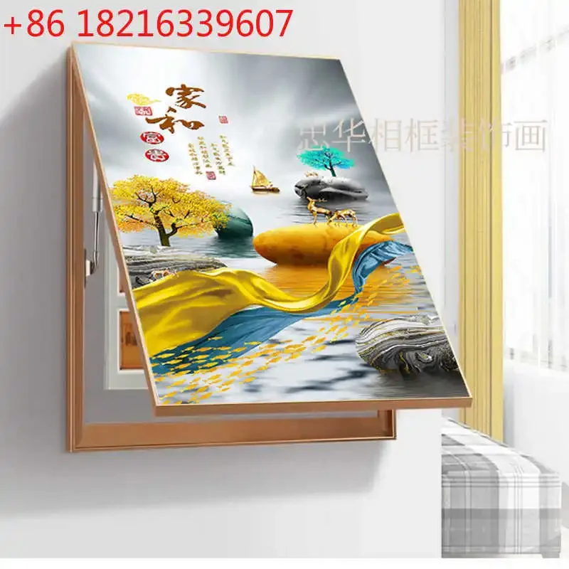 Aluminum alloy meter box blocking decorative painting non-punching main switch switch box