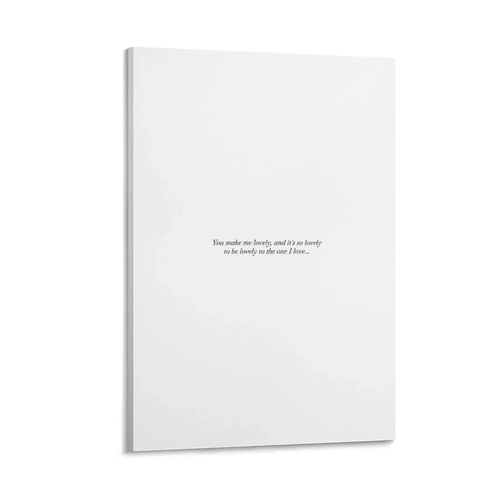 

You make me lovely quote Canvas Painting painting wall decoration decorative wall poster
