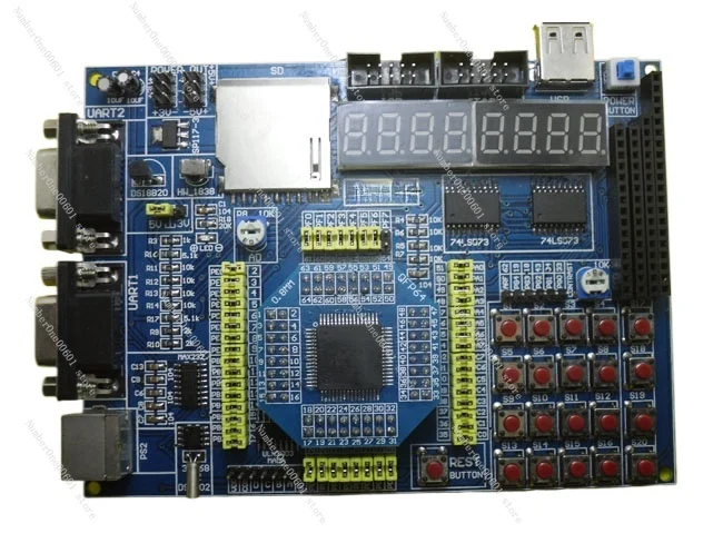 For ATMEGA128 Development Board Experimental Board Supports SD Card, TFT Color Screen, Stepper Motor, Infrared LCD