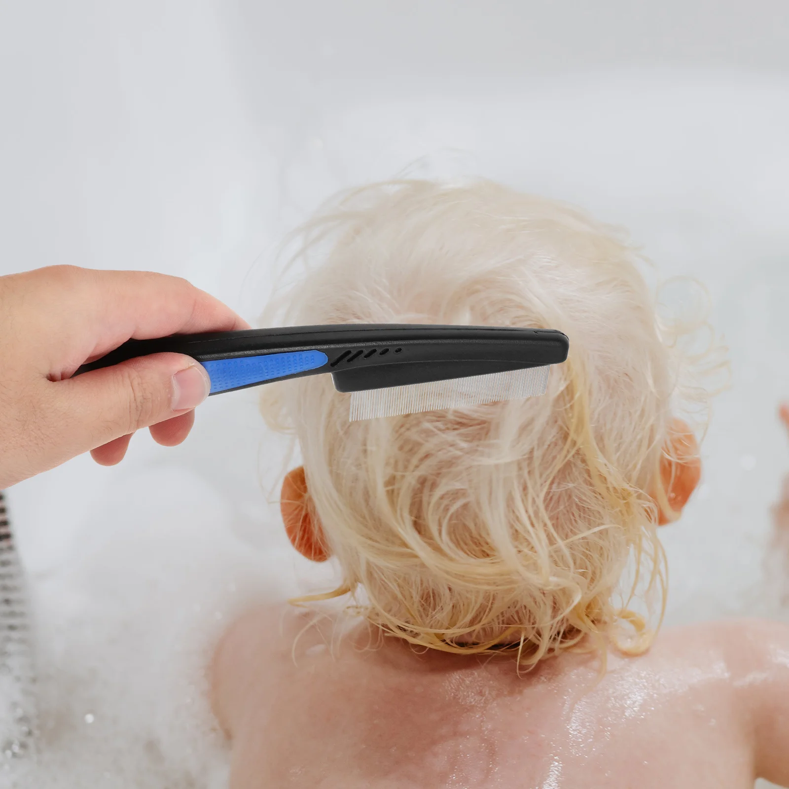 

10Pcs Stainless Steel Fine Tooth Comb Professional Dandruff Removal Tool Scalp Cleaner Detangling Comb for Adults Kids