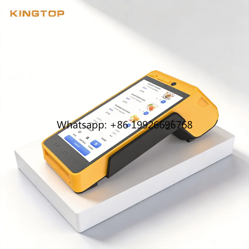 OEM Screen Touch Android 12 Handheld POS Printer, Restaurant Billing Machine, Handheld Android POS 120mm/s Thermal Printer