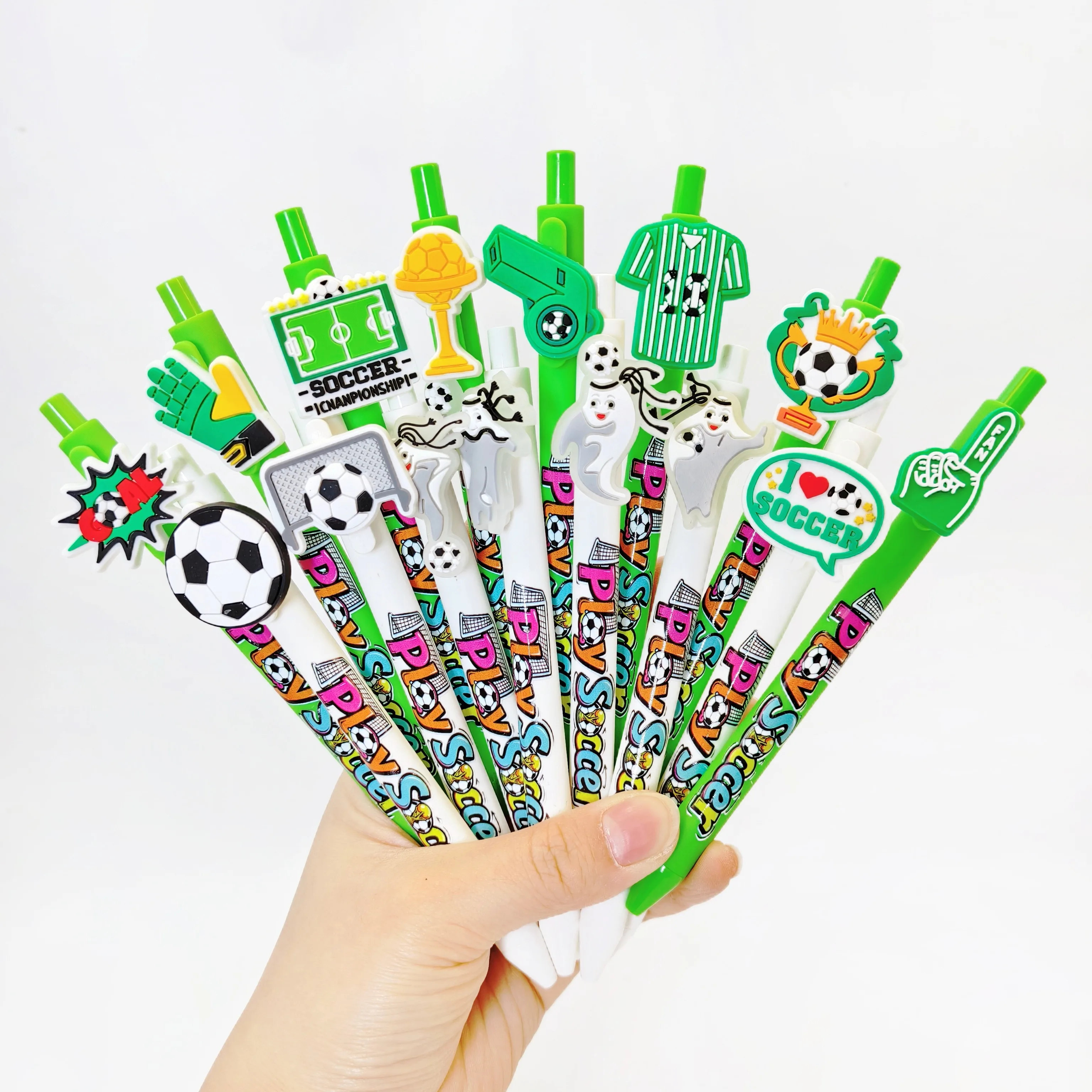 

10pcs/20pcs Football sports ballpoint pen Football themed writing pen Football fan exclusive gift pen