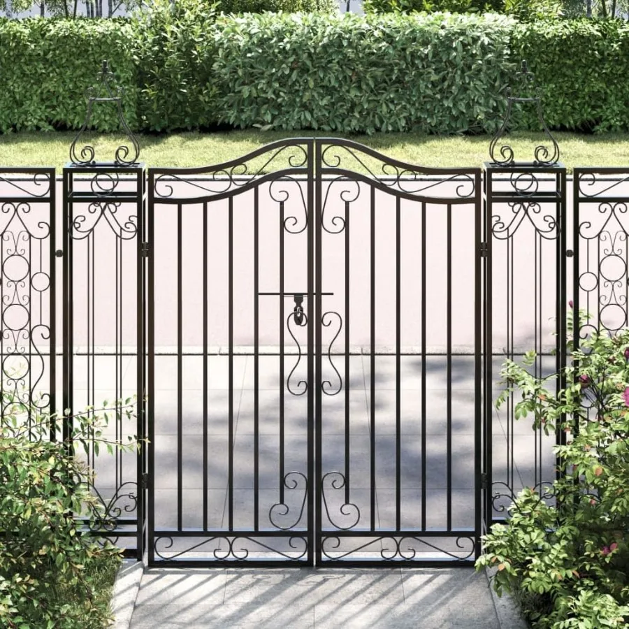 

Garden Gate Black 47.6x3.1x47.2 Wrought Iron