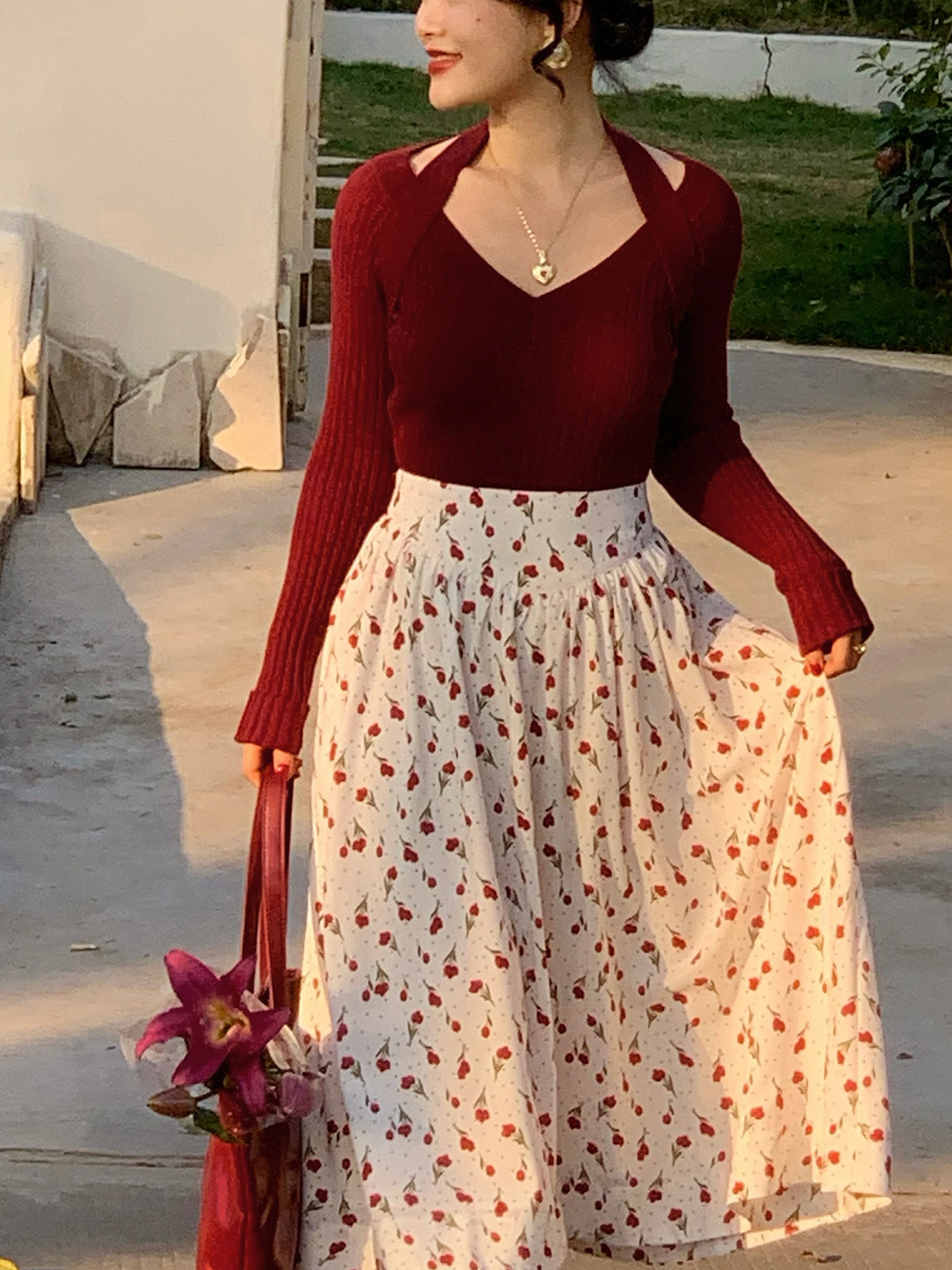 Vintage Fashion Pieces - Yuan Ying Vintage Knitted Long Sleeve