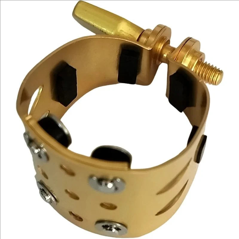 

Alto Saxophone Eb Ligature and Cover Cap for Sax Hard Rubber Mouthpiece Woodwind Instrument Repair Repalcement Parts Accessories