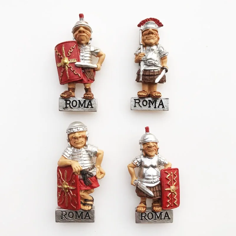 Rama Knight 3D Fridge Magnets Collection Handicraft Gift Tourism Souvenir Resin Refrigerator Magnets Sticker Home Decoration
