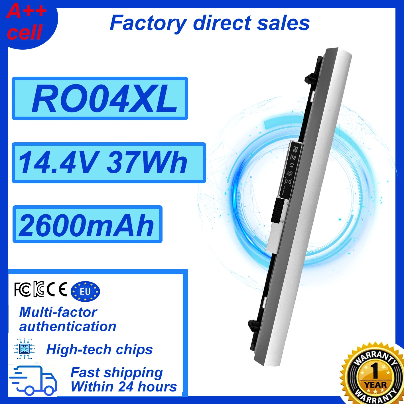 Batería de repuesto RO04 R0O4 RO06XL R0O6XL para HP ProBook 430 430 G3 440 440 G3 HSTNN-PB6P 805045-851 HSTNN-DB7A HSTNN-Q98C P3G13AA