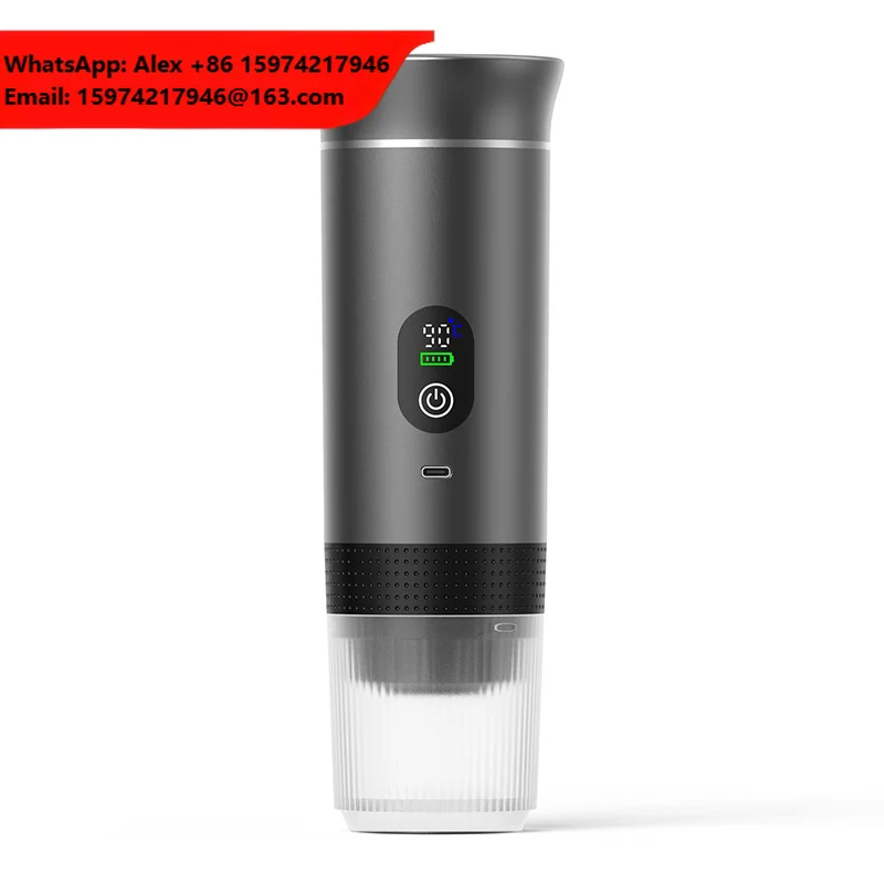 OEM Customizable Portable USB Stainless Steel Fully Automatic Espresso Maker Machine Heated Easy Clean Function Compatible