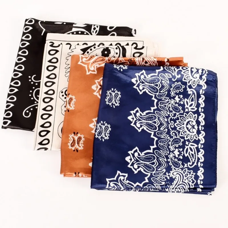 New Fashion 90 Color Dingcashew Flower Large Square Scarf Silk Scarf Wholesale Paisley Scarf